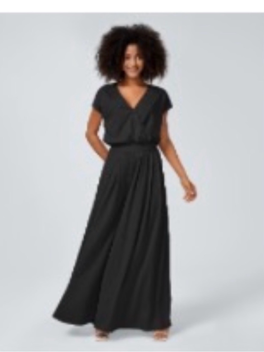V Neck Short Sleeve Side Pocket Wide Leg Flowy
Waffle Casual Jumpsuit